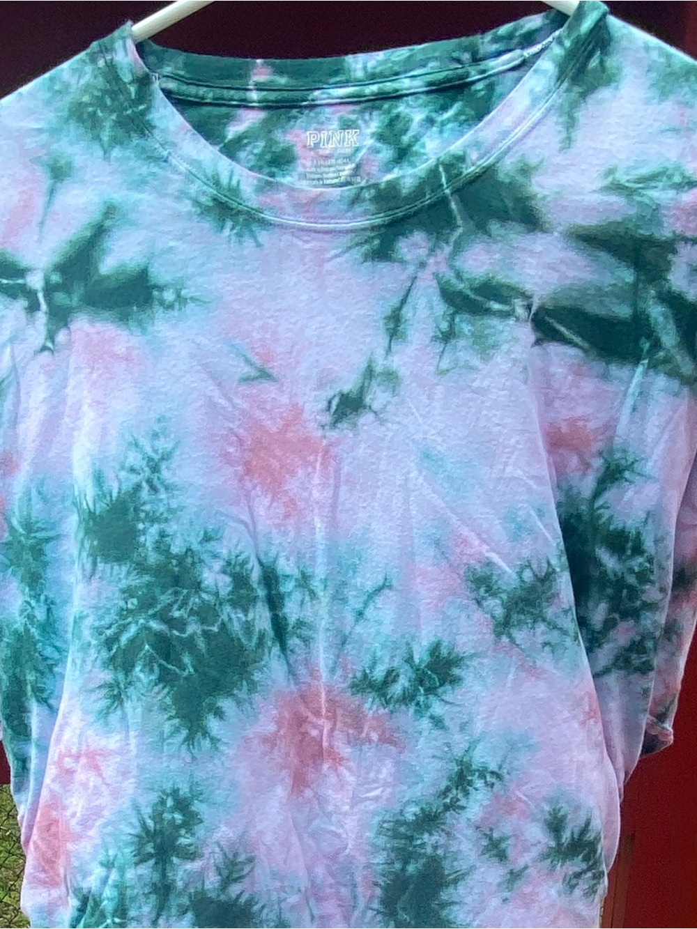 PINK Victoria’s Secret Tie-Dye Long Sleeve Top – Large - Picture 8 of 9